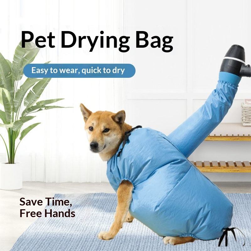 Drying Bag – Quick Dry Pet Hair Drying Suit for Small, Medium & Large Dogs and Cats